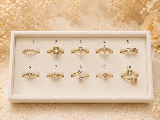 Bague réglable (clique sur ton numéro)