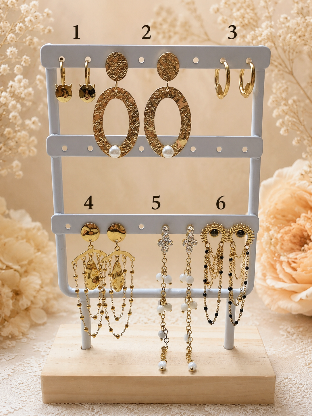 Boucles d'oreilles (clique sur ton numéro).