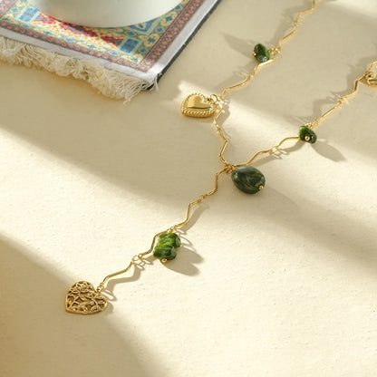 Collier zigzag en Y