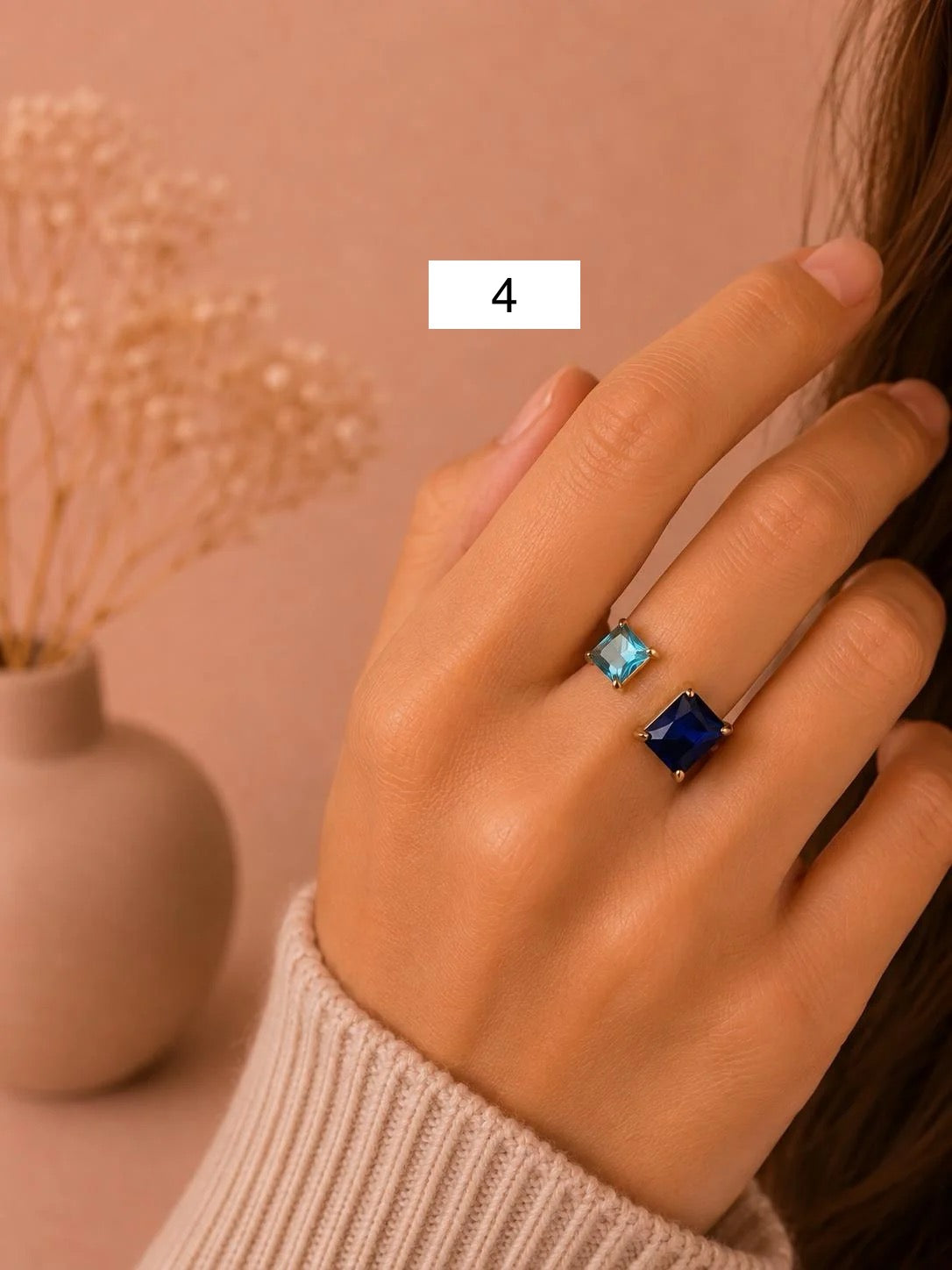 Bague ajustable (clique sur ton numéro)