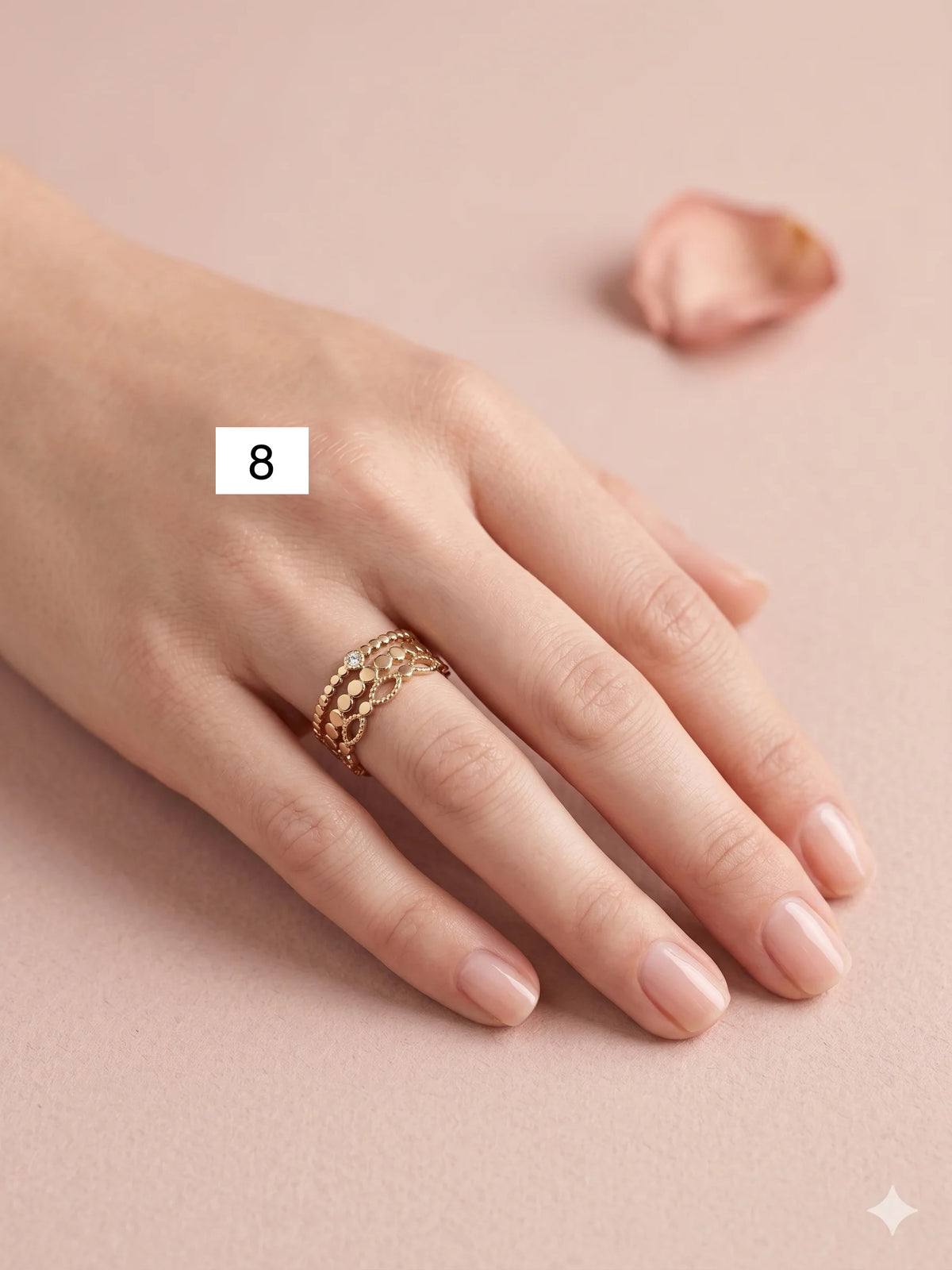 Bague ajustable (clique sur ton numéro)