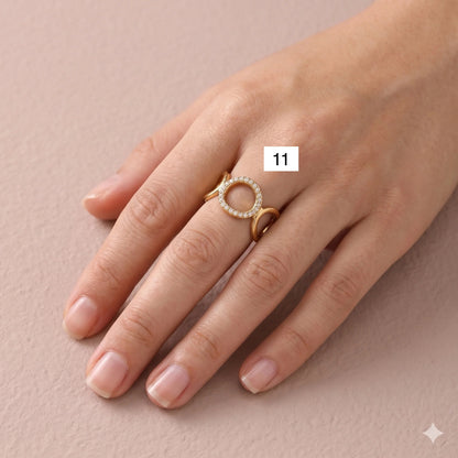 Bague ajustable (clique sur ton numéro)