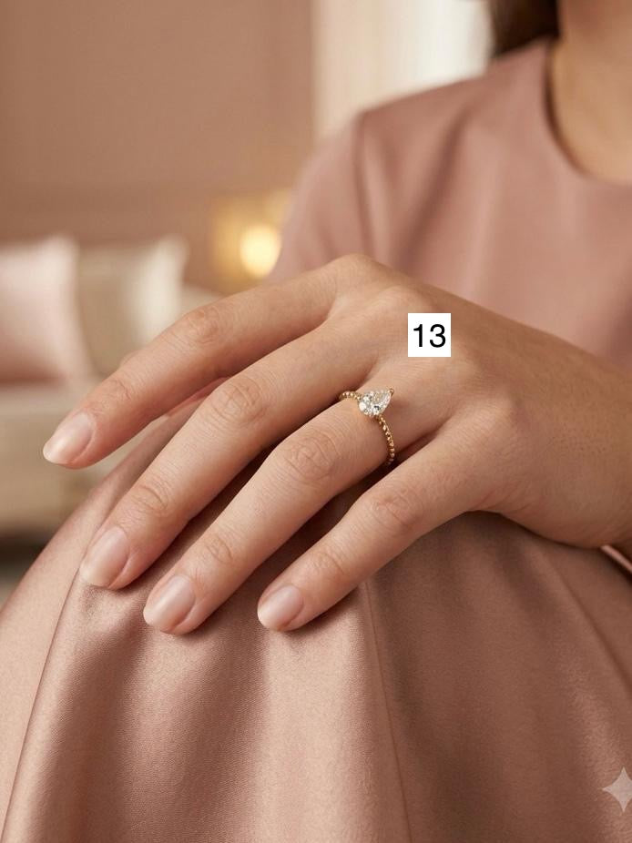 Bague ajustable (clique sur ton numéro)