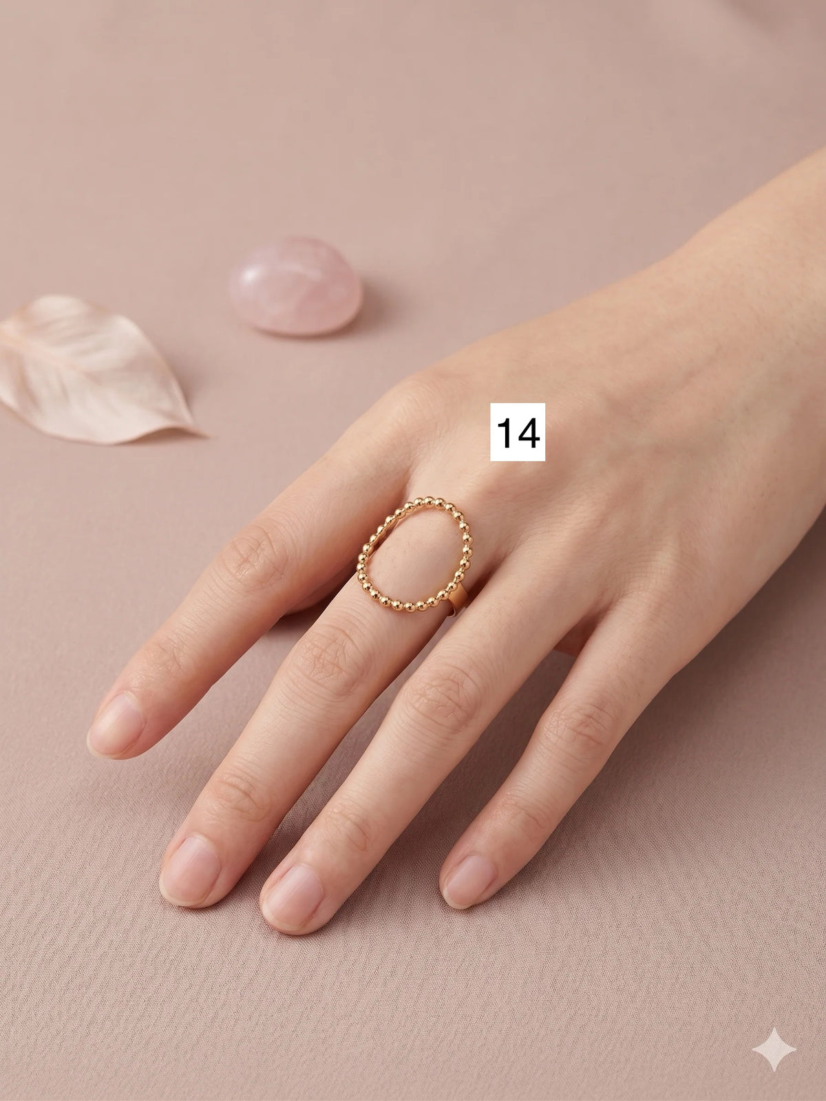 Bague ajustable (clique sur ton numéro)