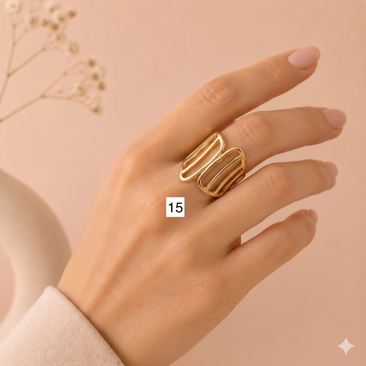 Bague ajustable (clique sur ton numéro)