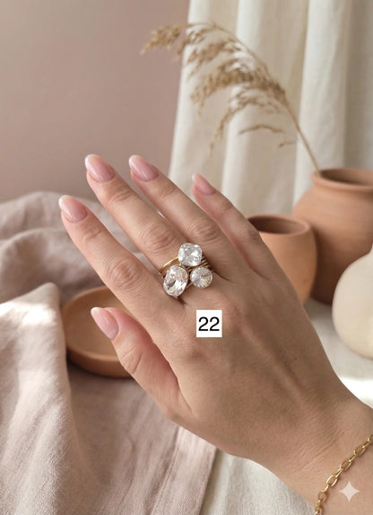 Bague ajustable (clique sur ton numéro)