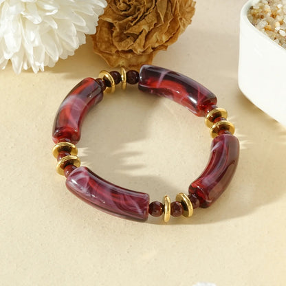 Bracelet résine mabrée (clique sur ta couleur)